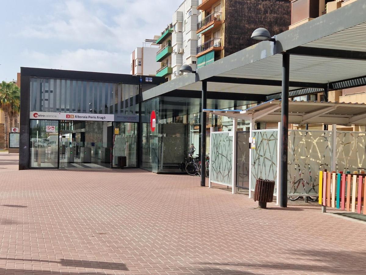 Villa Casa 12 Pax Metro Alboraya Valencia Esterno foto